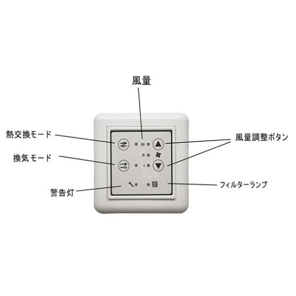 日本スティーベル 【4台用コントローラセット】 VLRシリーズ ダクトレス熱交換換気システム [♪【...