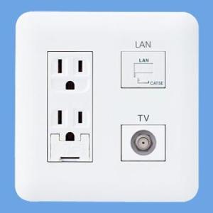 Panasonic（パナソニック） WTF34373W マルチメディア コンセント