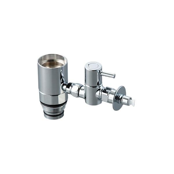 KVK ZK5021P 水栓部品 シングル混合栓用分岐金具 キッチン用 とめるゾウ付(緊急止水機能付...