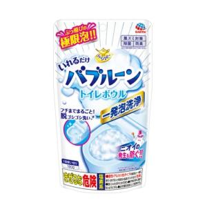 【アース製薬】 【在庫限りの特価】らくハピ いれるだけバブルーン トイレボウル トイレ掃除（180g）｜maido-drug