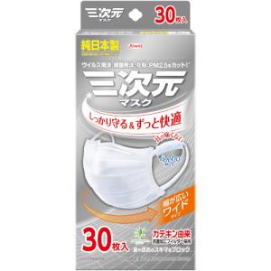 三次元マスク 【興和】三次元マスク すこし小さめM〜Sサイズ ホワイト