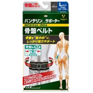 【興和】バンテリンコーワサポーター　骨盤ベルトＬサイズ(１枚入り)｜まいどドラッグ
