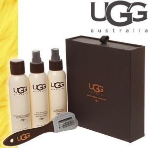 UGG アグ ムートンブーツ ケアキット クリーナー メンテナンスセット SHEEPSKIN CARE KIT 正規品 防水スプレー 汚れ保護 消臭 汚れ落としブラシ [S]