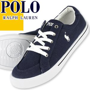 ポロ ラルフローレン スニーカー レディース ブリスベン カジュアル キャンバス ローカット 通勤 通学 紺 ネイビー POLO RALPH LAUREN BRISBANE LITE