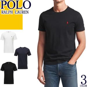 ポロ ラルフローレン POLO RALPH LAUREN Tシャツ 半袖 クルーネック メンズ ポニー 刺繍 おしゃれ 大きいサイズ ブランド 白 黒 ホワイト ブラック ネイビー