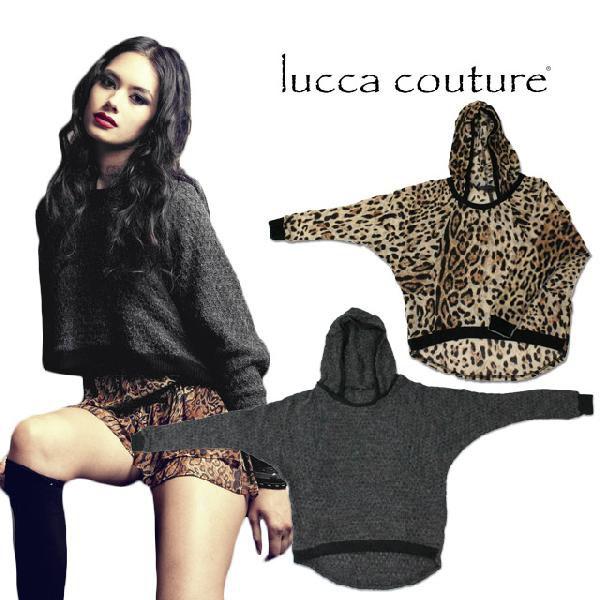 ルッカクチュール lucca couture ニット セーター モヘアニット ニットパーカー パーカ...