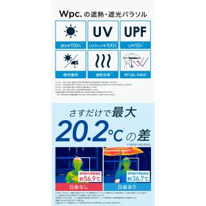 Wpc. 日傘 遮光 折りたたみ傘 傘 完全遮...の詳細画像3