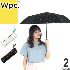 wpc w.p.c 日傘 遮光 折りたたみ傘 傘 完全遮光 ハワイ ミニ レディース 晴雨兼用 撥水 防水 UVカット 50cm ポーチ付き ブランド 軽量 黒 白 ブラック ホワイト｜maido-selection