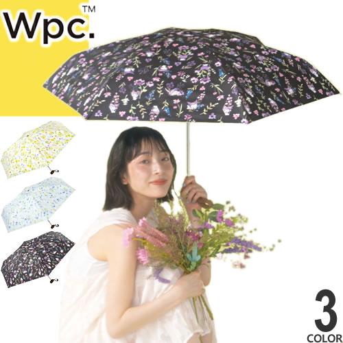 Wpc. 日傘 折りたたみ傘 傘 サンリオキャラクターズ 遮光 水彩フラワー ミニ レディース 晴雨...
