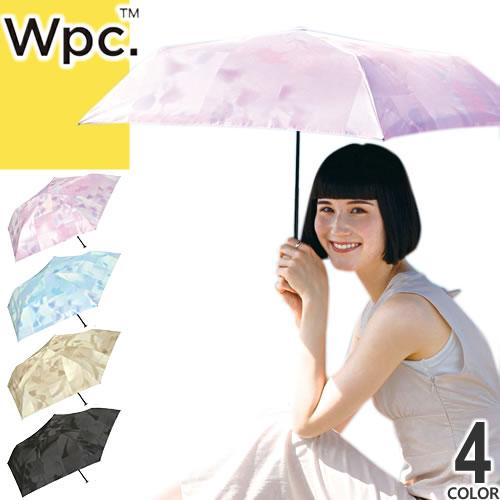 Wpc. 日傘 折りたたみ傘 傘 ブラーチューリップ ミニ  レディース 晴雨兼用 軽量 完全遮光 ...