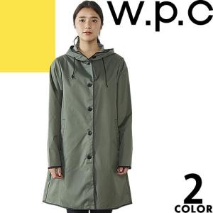 wpc w.p.c レインコート レディース レインウェア カッパ 雨具 自転車 防水 撥水 通学 通勤 かわいい おしゃれ ロング PIPING COAT R-1091