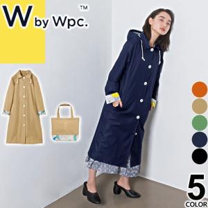 wpc w.p.c レインコート ワークコート レディース レインウェア カッパ 雨具 自転車 おしゃれ ロング 黒 ブラック ベージュ ネイビー カーキ オレンジ