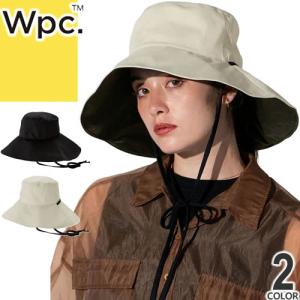 wpc w.p.c 帽子 UVカット 接触冷感つば広ハット レディース 遮光 大きいサイズ 涼しい ブランド おしゃれ 日除け帽子 深め 夏 アウトドア 黒 ブラック ベージュ｜MSS