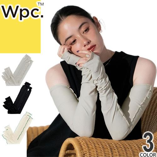 wpc w.p.c UVカット 接触冷感親指付きアームカバー レディース 手袋 車 運転 ロング ひ...