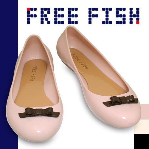 フリーフィッシュ チェリーバーブ FREE FISH Cherry Barb リボン付き パンプス ...