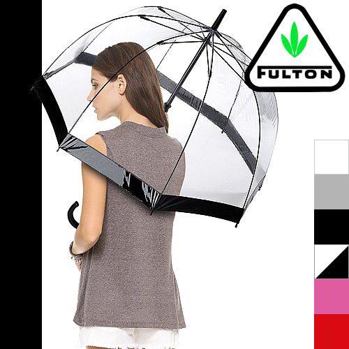 フルトン 傘 バードケージ ビニール傘 おしゃれ 大きい レディース メンズ FULTON Bird...