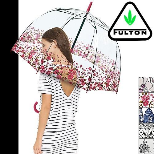 フルトン 傘 バードケージ ビニール傘 おしゃれ 大きい レディース FULTON Birdcage...