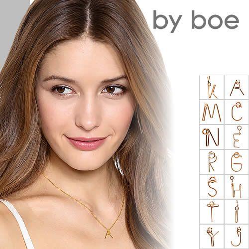 バイボー ペンダントトップ ネックレス レディース イニシャル ペンダント ペンダントヘッド ゴール...