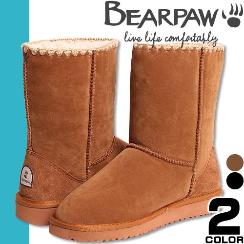 ベアパウ エマ ムートンブーツ ショート ショートブーツ スノーブーツ レディース 防滑 防寒 撥水...