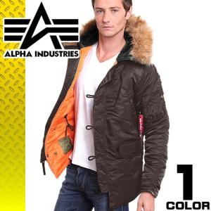アルファインダストリーズ Alpha Industries アウター ジャケット N-3B フライトジャケット ミリタリージャケット ロング メンズ ブルゾン ジャンパー