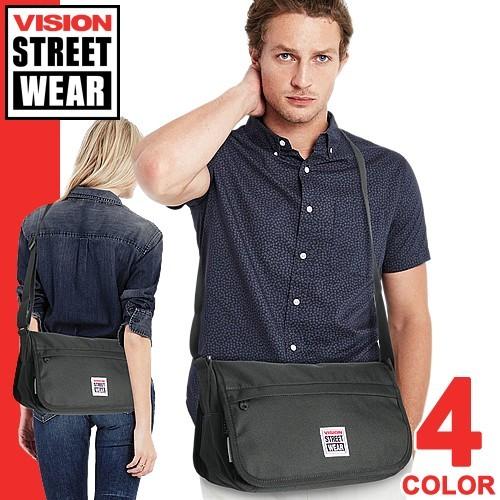 ヴィジョンストリートウェア VISION STREET WEAR ショルダーバッグ メッセンジャーバ...
