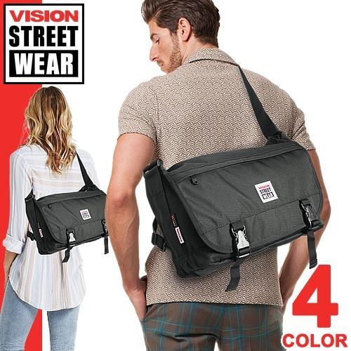 ヴィジョンストリートウェア VISION STREET WEAR ショルダーバッグ メッセンジャーバ...