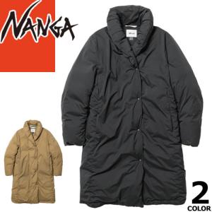 ナンガ NANGA ダウン ダウンジャケット ショールカラーダウンコートサード レディース カジュアル ビジネス 軽量 防寒 防水 通勤 通学 ブランド 黒 ブラック