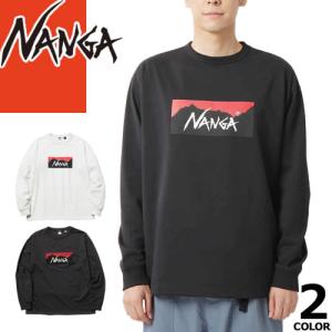 NANGA ナンガ エコハイブリッド スリーブ ロゴ ロングスリーブ