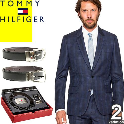 トミーヒルフィガー TOMMY HILFIGER ベルト ベルトセット リバーシブル メンズ バック...