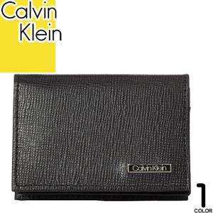 カルバンクライン Calvin Klein 名刺入れ カードケース メンズ レディース スキミング防止 ビジネス 本革 レザー ロゴ おしゃれ ブランド 黒 ブラック