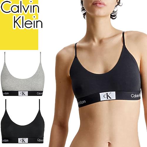 カルバンクライン Calvin Klein 下着 ブラジャー ノンワイヤー スポーツブラ CK96 ...