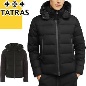 タトラス アゴルド TATRAS AGORDO ダウン ダウンジャケット メンズ フード付き 大きいサイズ 軽量 ウール 撥水 ブランド 黒 ブラック