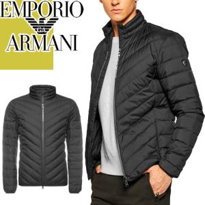 エンポリオアルマーニ EMPORIO ARMANI ダウン ライトダウンジャケット メンズ ブルゾン パッカブル ブランド 大きいサイズ 黒 ブラック