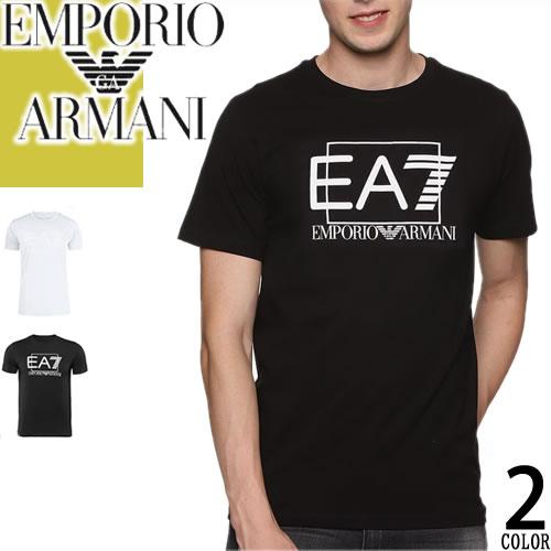 エンポリオ アルマーニ EMPORIO ARMANI EA7 Tシャツ メンズ 半袖 ロゴ クルーネ...