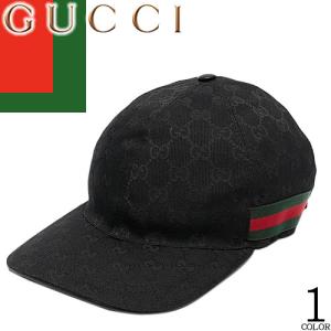 グッチ GUCCI キャップ 帽子 メンズ レディース ベースボールキャップ GGキャンバス ブランド おしゃれ 大きいサイズ 深め 黒 ブラック