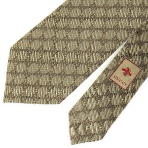 グッチ GUCCI ネクタイ GGパターン シルク イタリア製 8cm幅 おしゃれ  