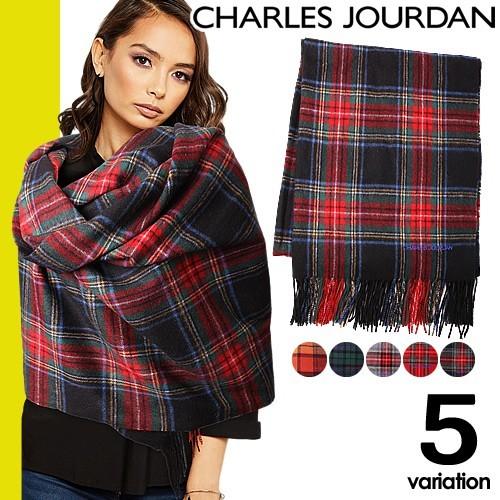 シャルルジョルダン CHARLES JOURDAN マフラー ストール レディース ウール 大判 秋...
