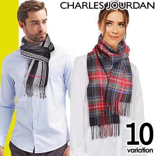 シャルルジョルダン CHARLES JOURDAN マフラー ストール レディース メンズ  ウール...