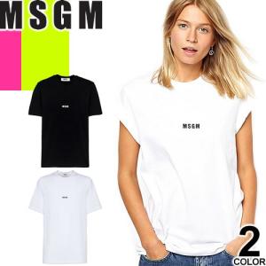 人気が高い レディース ホワイト Tシャツ カットソー 221 015 Mss 黒 エムエスジーエム Msgm ブラック 半袖 2641mdm100 ロゴ Tシャツ 白 ブランド 2841mdm100 半袖 エムエスジーエム 綿100 おしゃれ プリント レディースファッション
