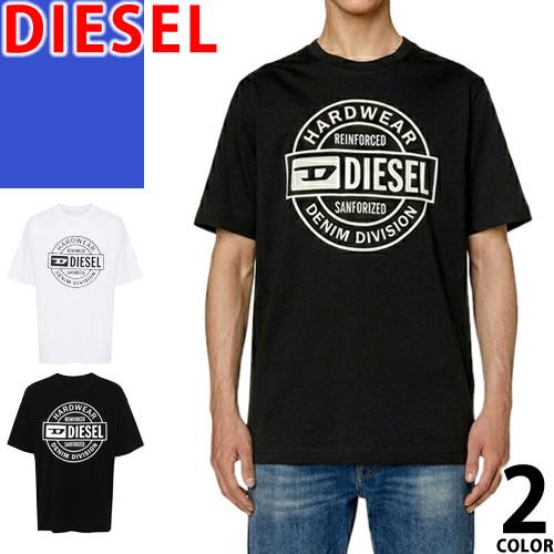 ディーゼル DIESEL Tシャツ A19701 RHQBH メンズ 半袖 ロゴ プリント ブランド...