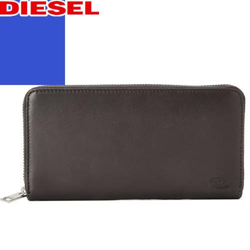 ディーゼル DIESEL 財布 長財布 ラウンドファスナー 小銭入れあり メンズ 型押し ロゴ 大容...