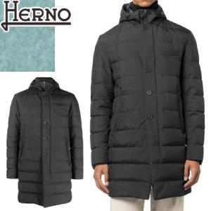 ヘルノ HERNO ダウン ダウンコート ラミナー ゴアテックス メンズ ロング ビジネス 大きいサイズ ブランド 防水 軽量 紺色 ネイビー
