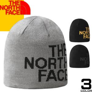 ノースフェイス THE NORTH FACE ニット帽 ニットキャップ 帽子 リバーシブル TNF バナー ビーニー メンズ レディース ブランド ゴルフ 大きめ 冬 黒 ブラック