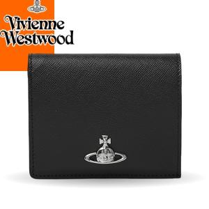 ヴィヴィアンウエストウッド ヴィヴィアン Vivienne Westwood 財布 二つ折り財布 ピムリコ ウォレット レディース メンズ 小銭入れ付き ブランド 革 黒 ブラック｜maido-selection