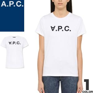 A.P.C. アーペーセー レディース 半袖Tシャツ BOXY MICRO LOGO T