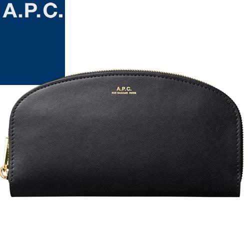 アーペーセー A.P.C. 財布 長財布 ラウンドファスナー 小銭入れあり レディース ハーフムーン...