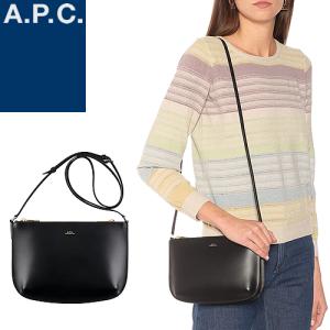 APCアーペーセー ネックポーチ　ショルダーバッグ ブラック A.P.C. アーペーセー バッグ ショルダーバッグ ネックポーチ