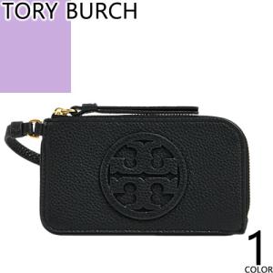 トリーバーチ TORY BURCH ペリー ボンベ トップジップ カードケース レディース ブランド 薄型 革 小銭入れ プレゼント ギフト 女性 黒 ブラック｜maido-selection