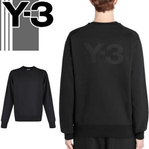 Y-3 ワイスリー ヨウジヤマモト adidas トレーナー スウェット プルオーバー メンズ ロゴ おしゃれ 大きいサイズ ブランド 黒 ブラック｜maido-selection