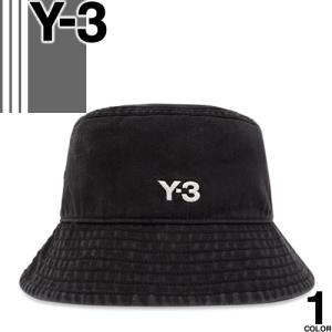 24ss 美品 Y-3 ヨウジヤマモト ロゴ ストライプ バケットハット 帽子 Y-3 ワイスリー ヨウジヤマモト adidas アディダス 帽子